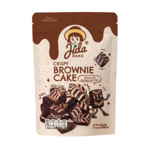Jida Crispy Brownie Cake เค้กบราวนี่อบกรอบ ขนาด 30 กรัม