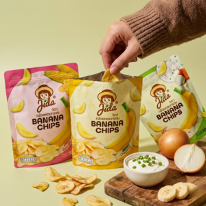 Jida Chips กล้วยหอมกรอบ รสข้าวโพดอบชีส 50 กรัม